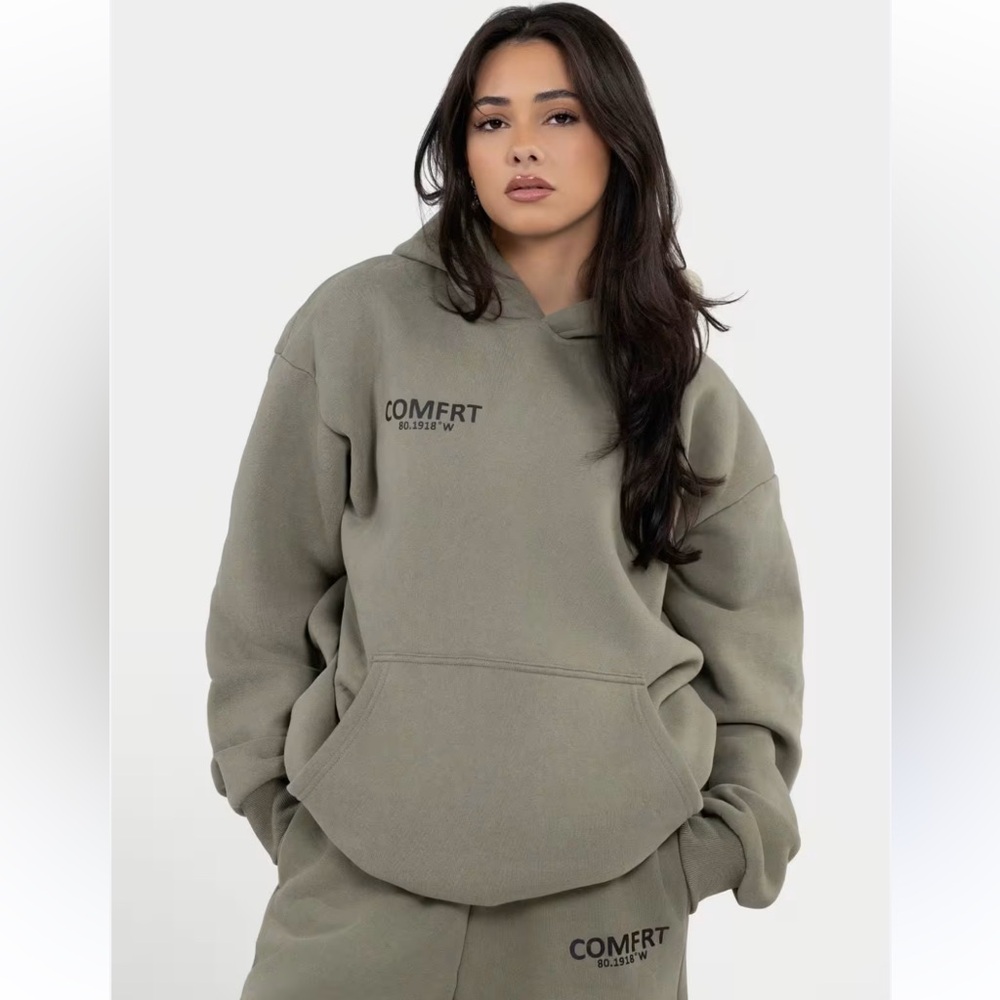 Comfort Coordinate Hoodie Moss